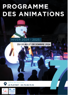 Programme animations hebdo Pleynet