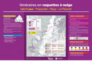 Itinéraires en raquettes à neige - Les 7 Laux
